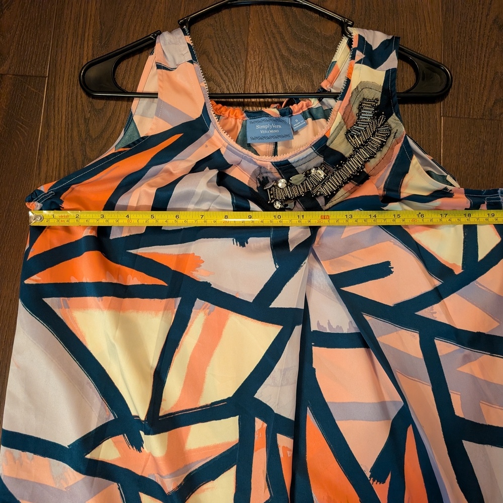 Vera Wang Multicolor Geometric Dress - Picture 5 of 7